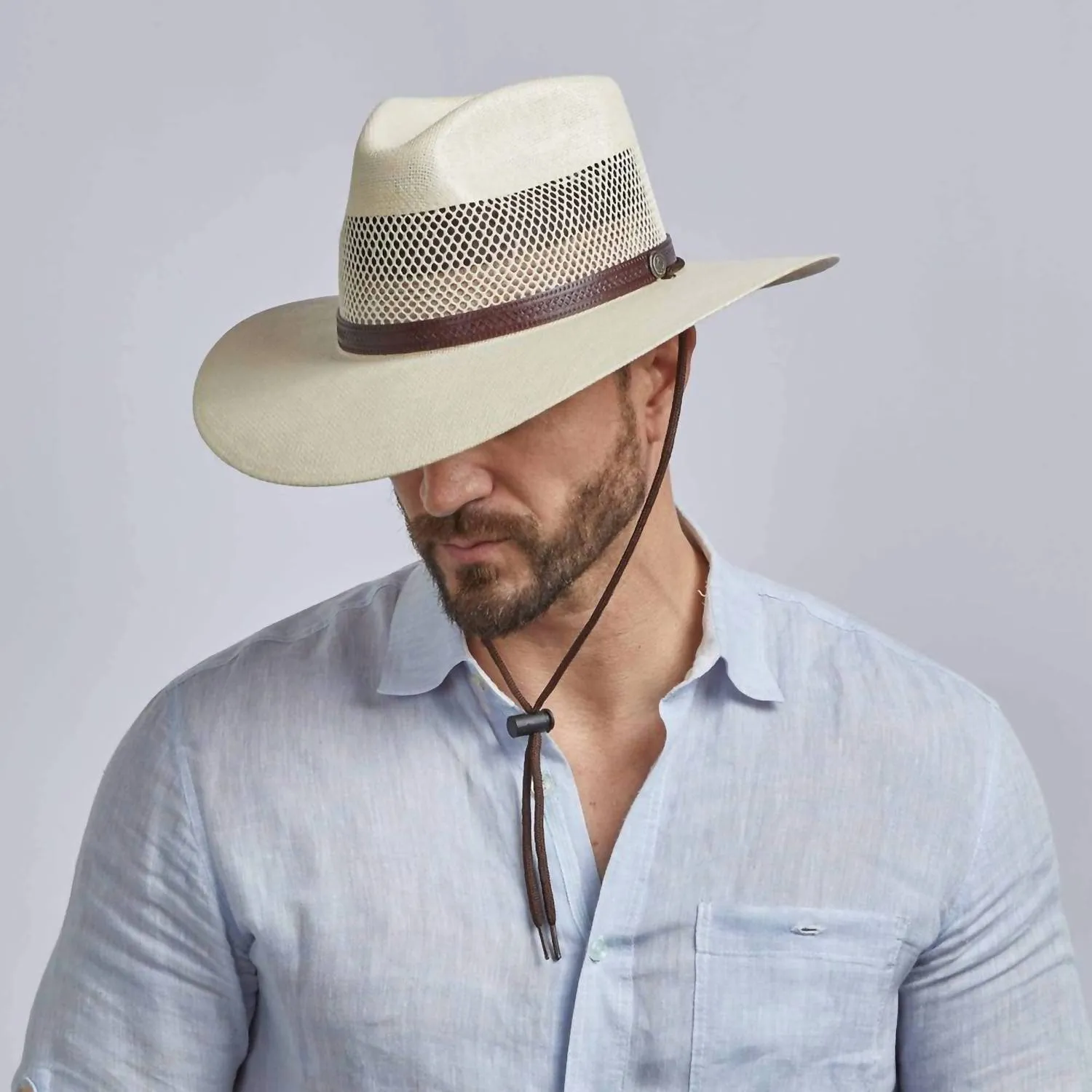 American Hat Makers - Men's Florence Wide Brim Sun Hat