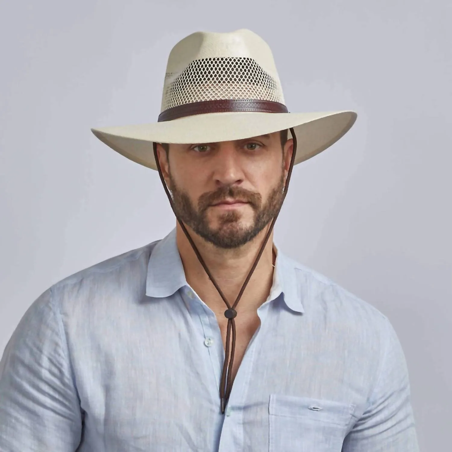 American Hat Makers - Men's Florence Wide Brim Sun Hat