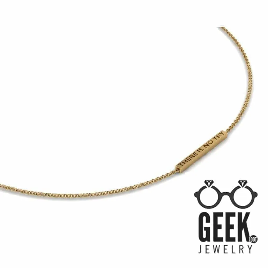 Bitty Bar Mantra Necklaces