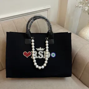 Black Pearlet Tote