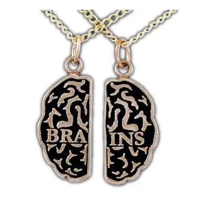 Brains Friendship Necklaces - Bronze