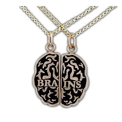 Brains Friendship Necklaces - Bronze