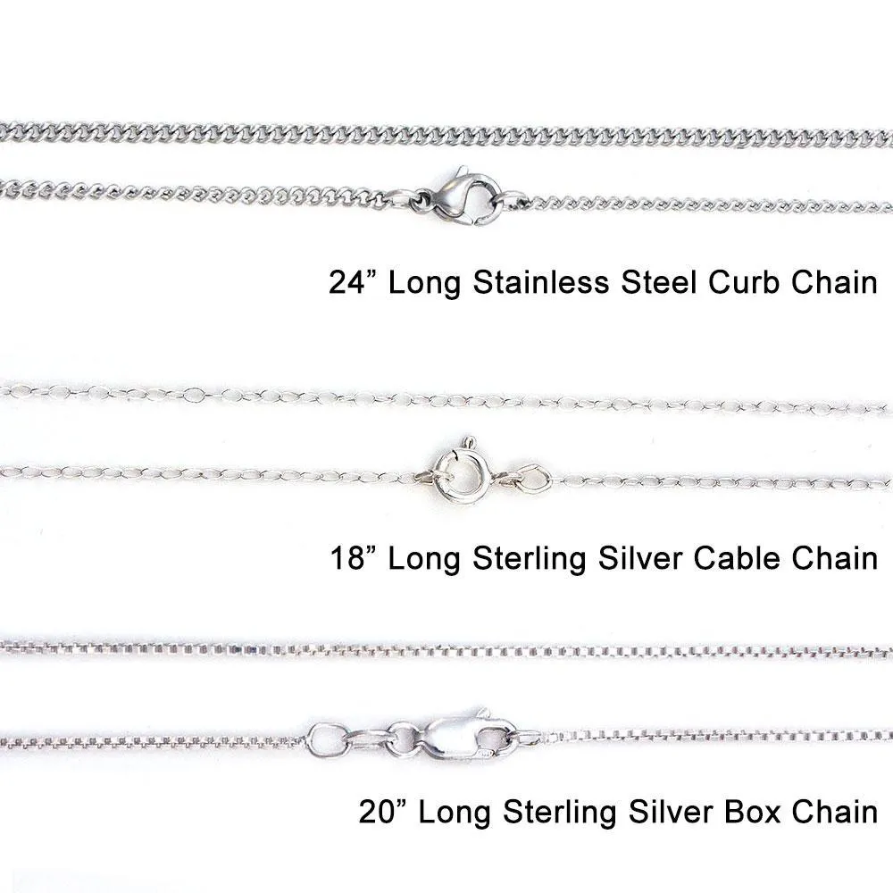 Brains Friendship Necklaces - Silver