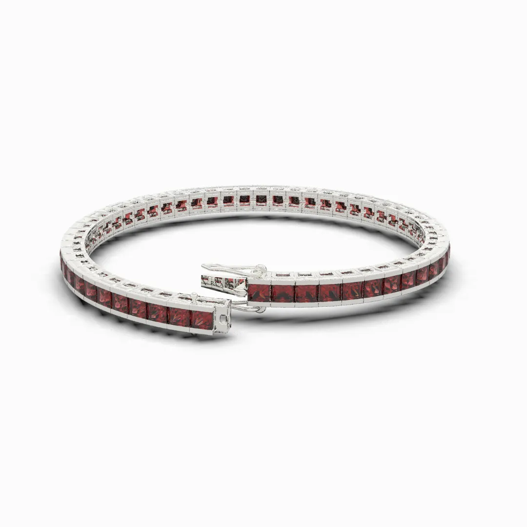 Burmese Ruby Bracelets - Elena