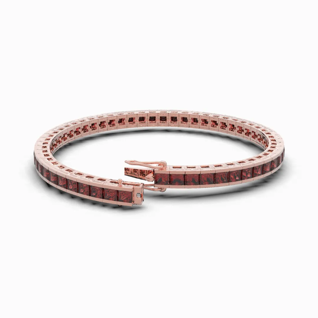 Burmese Ruby Bracelets - Elena
