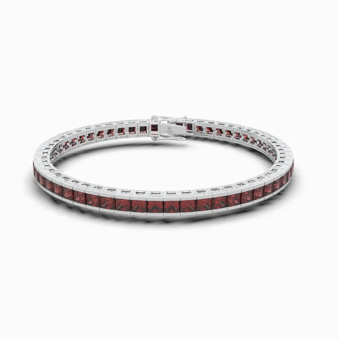 Burmese Ruby Bracelets - Elena