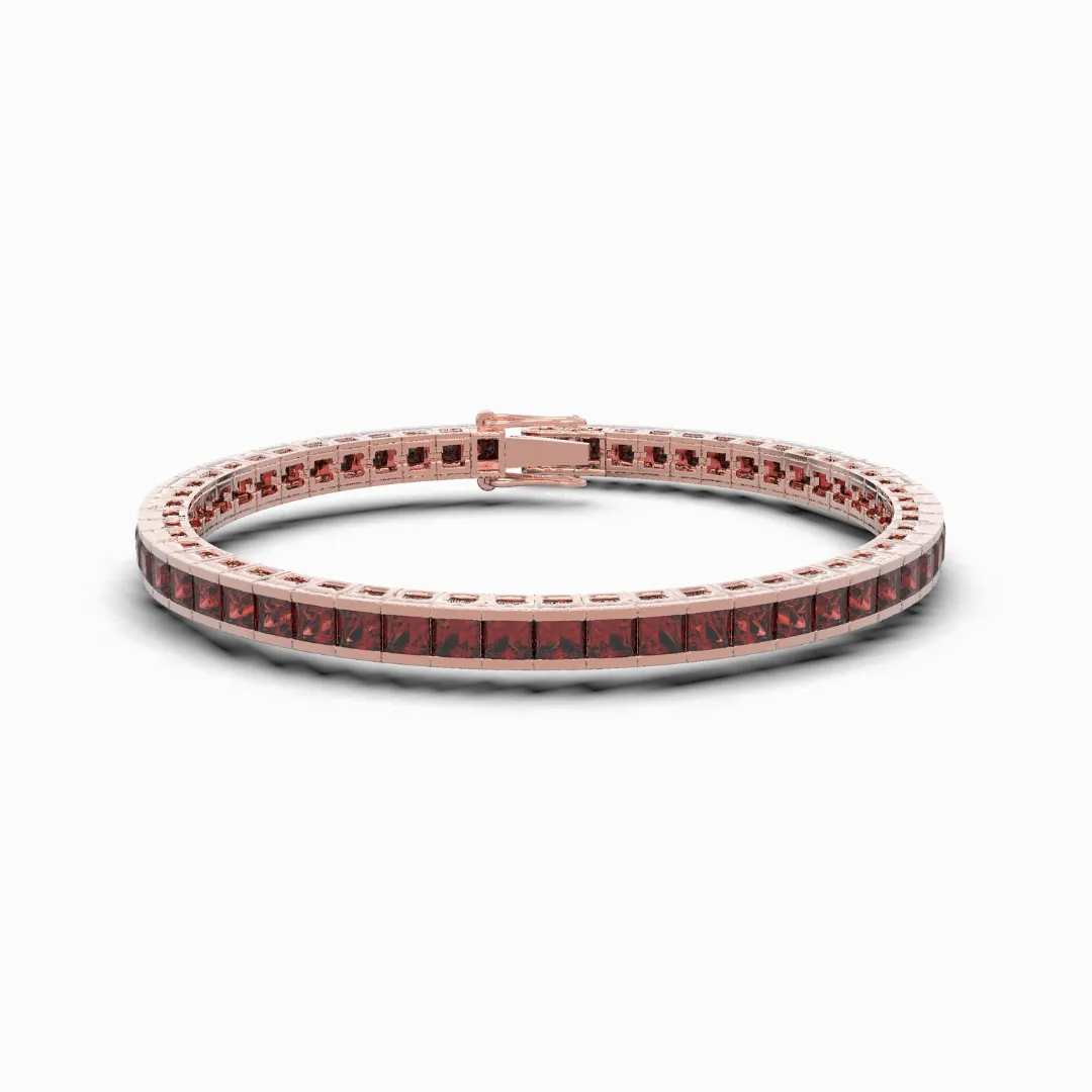 Burmese Ruby Bracelets - Elena