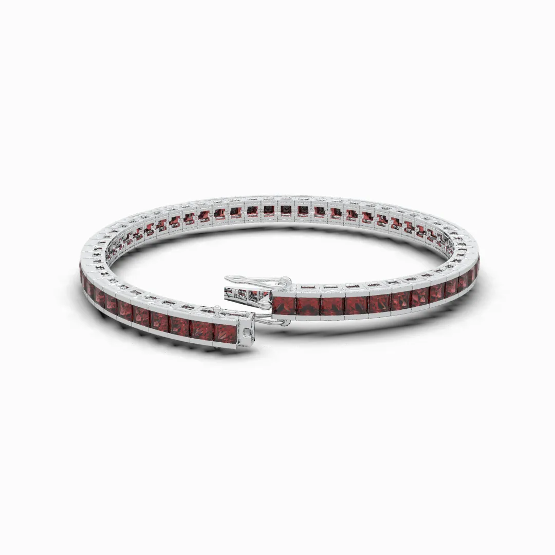 Burmese Ruby Bracelets - Elena