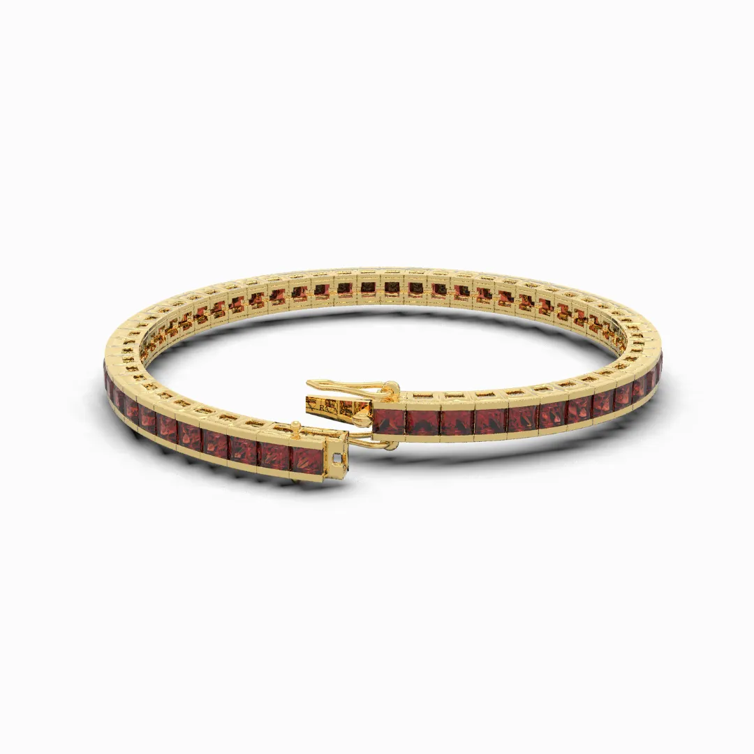 Burmese Ruby Bracelets - Elena