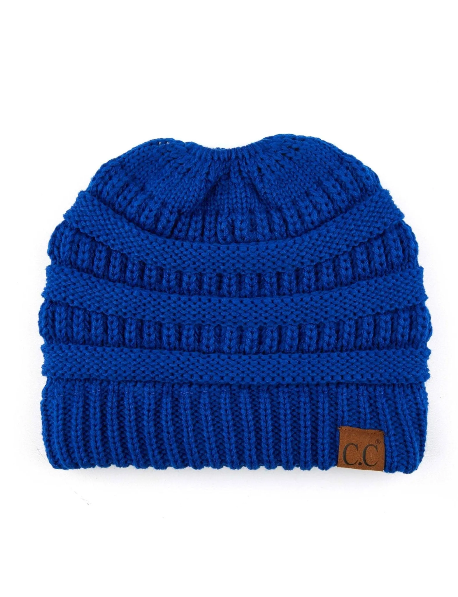CC Messy Bun Adults Teen Size Ponytail Beanies Hats