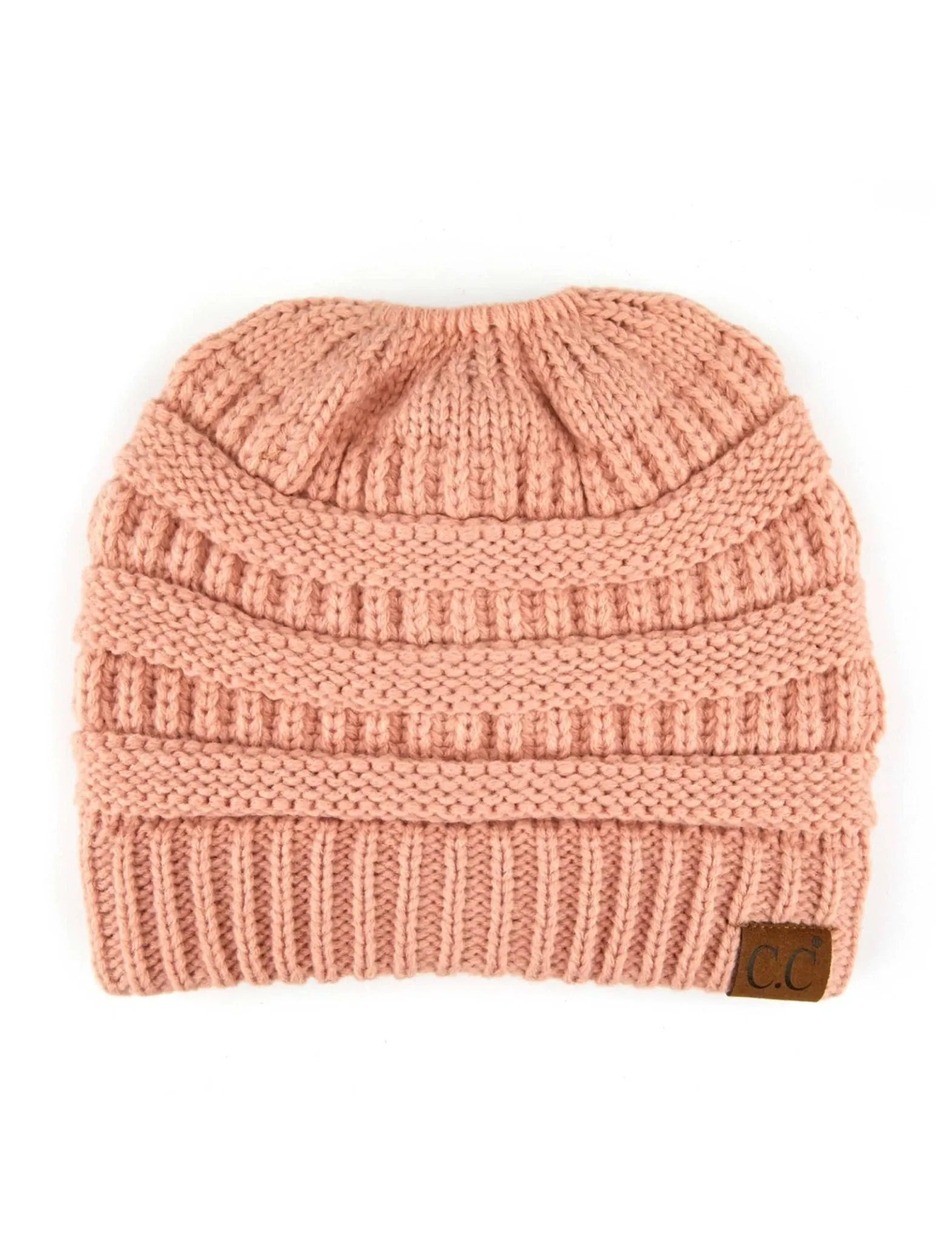 CC Messy Bun Adults Teen Size Ponytail Beanies Hats
