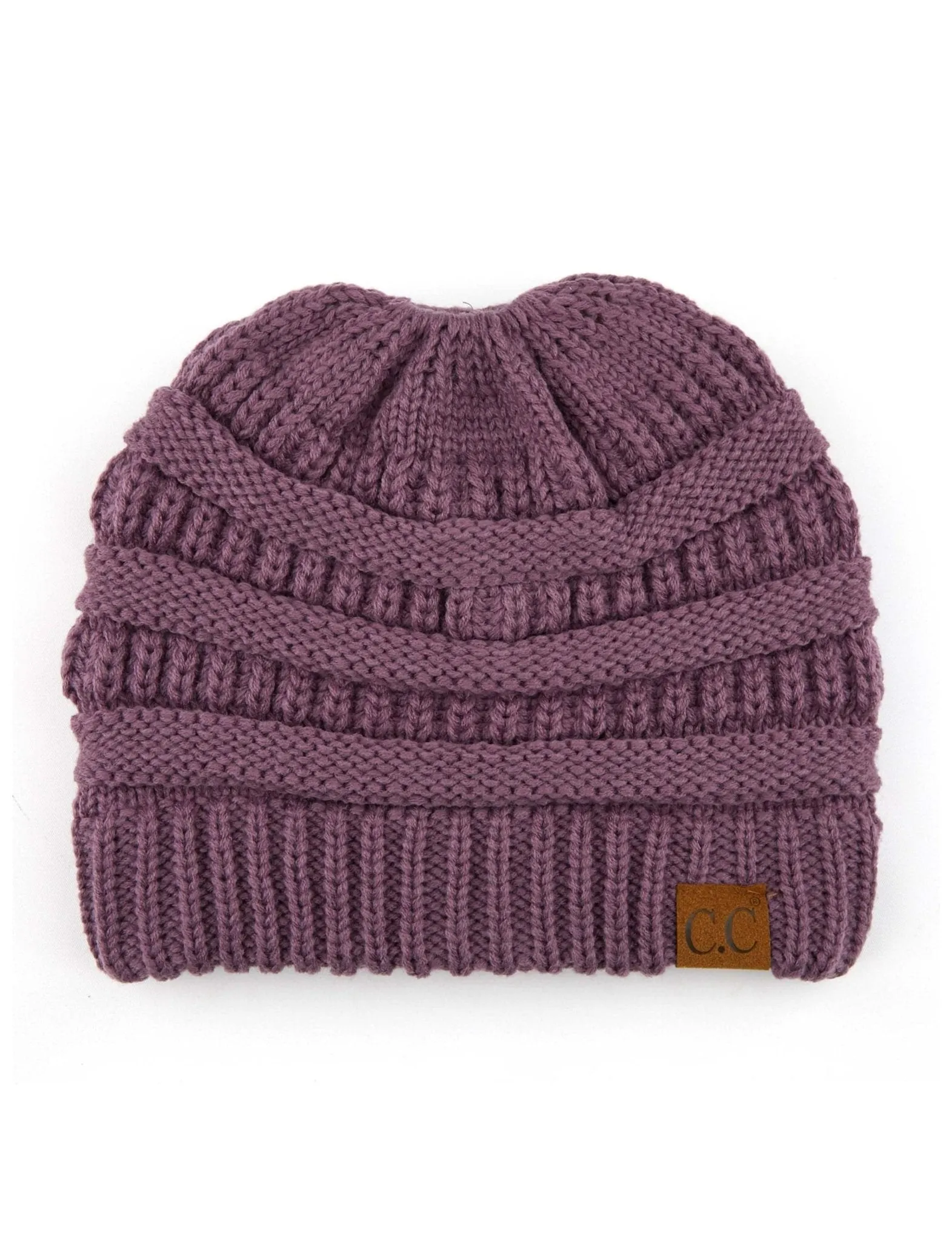 CC Messy Bun Adults Teen Size Ponytail Beanies Hats