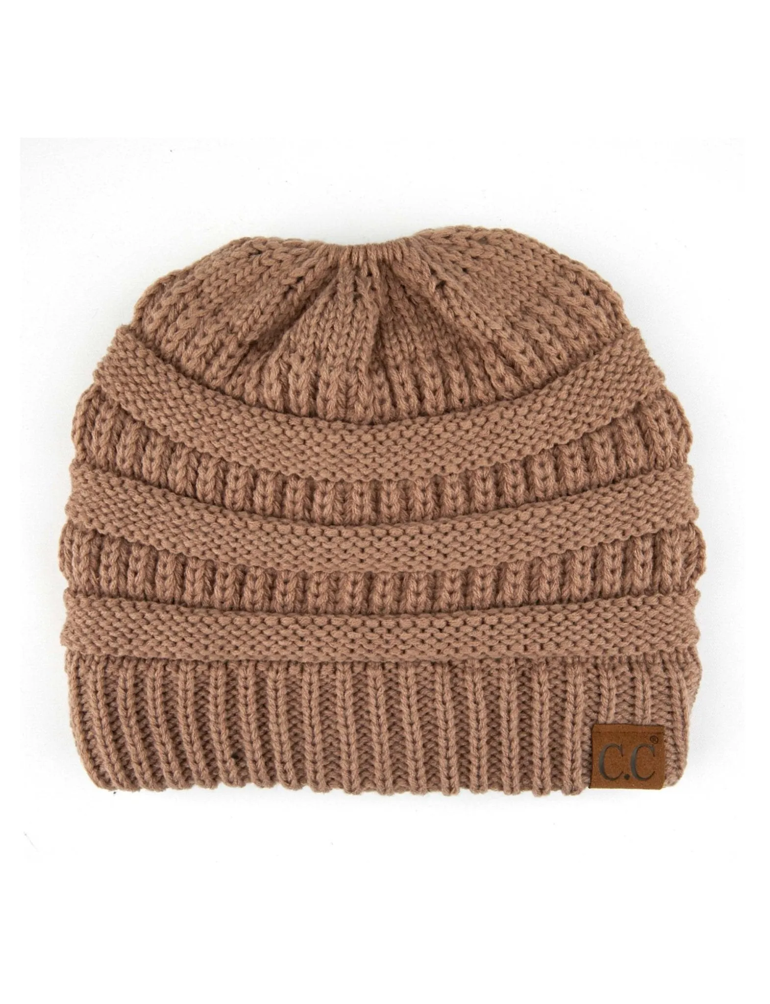 CC Messy Bun Adults Teen Size Ponytail Beanies Hats