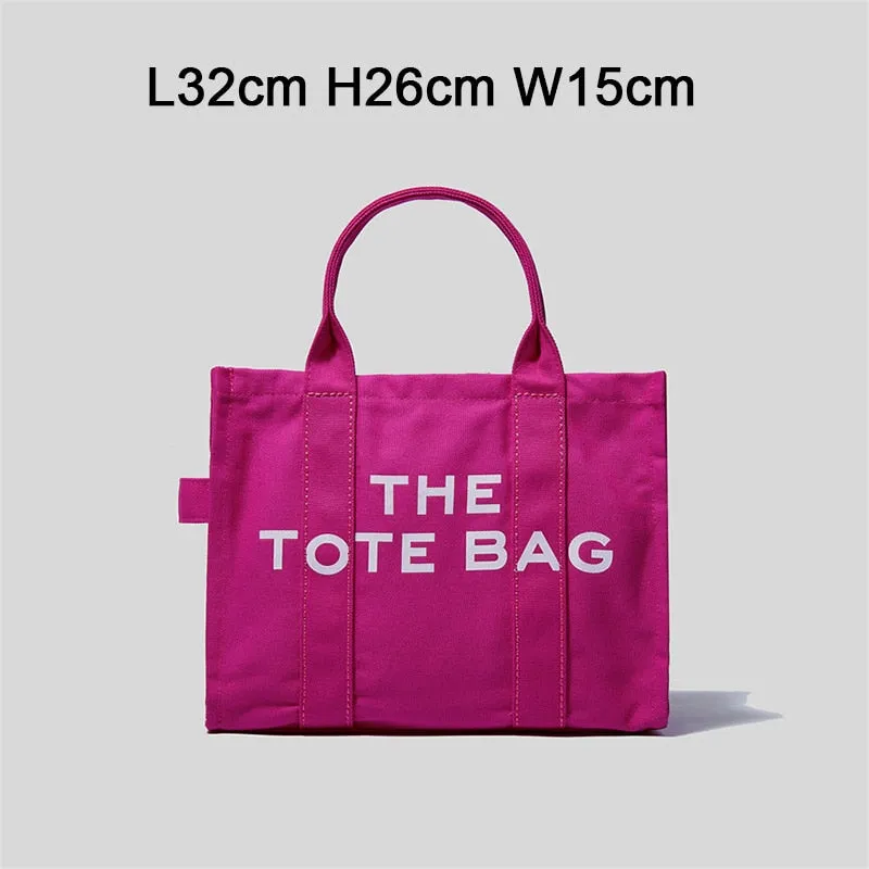 Christmas Gift Luxury Brand Designer Handbag for Women Canvas Shopper Bag Female Tote Hand Bags Long Strap Purse Summer Work New Fashion 2021