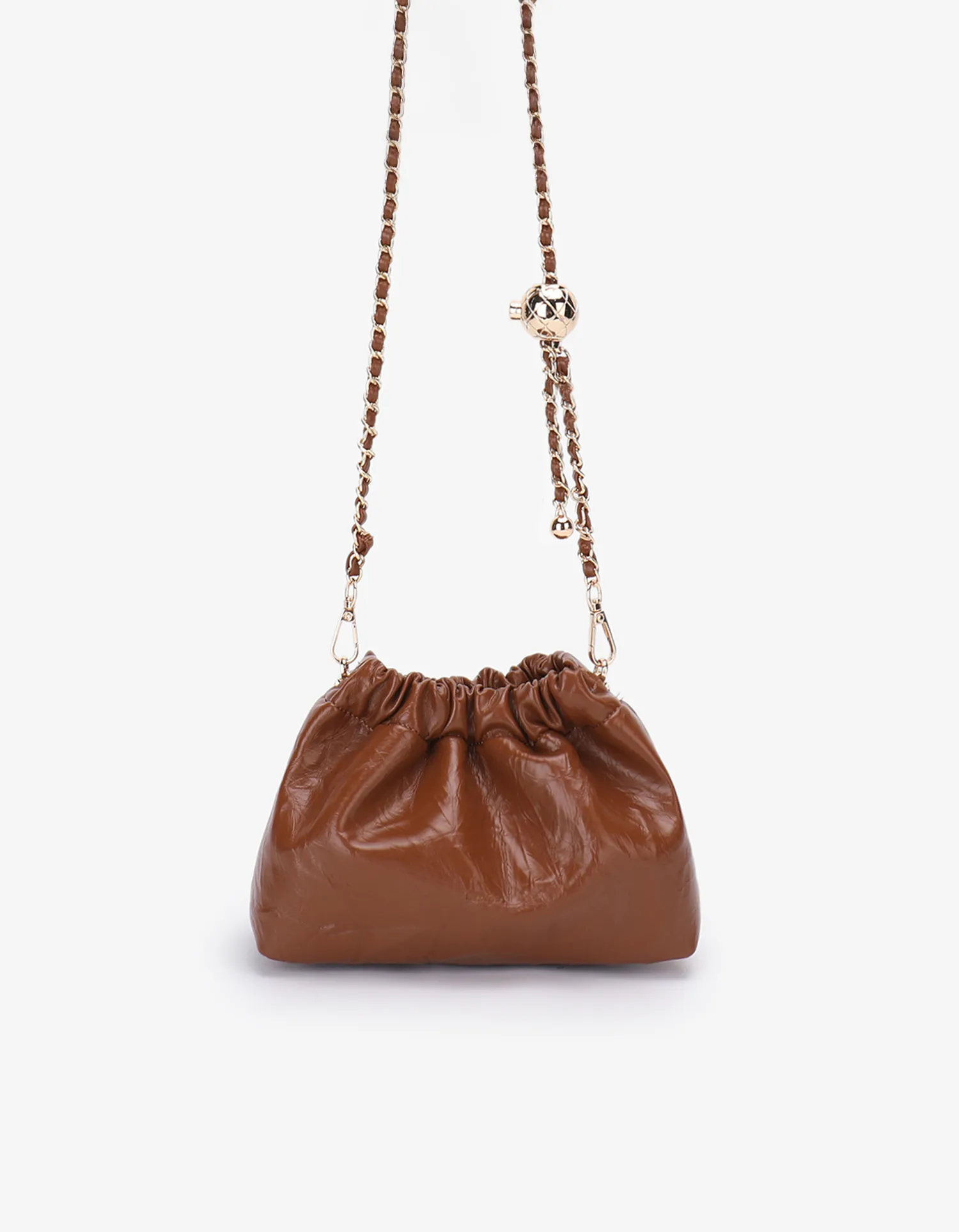 EFFIE MINI SCRUNCH BROWN