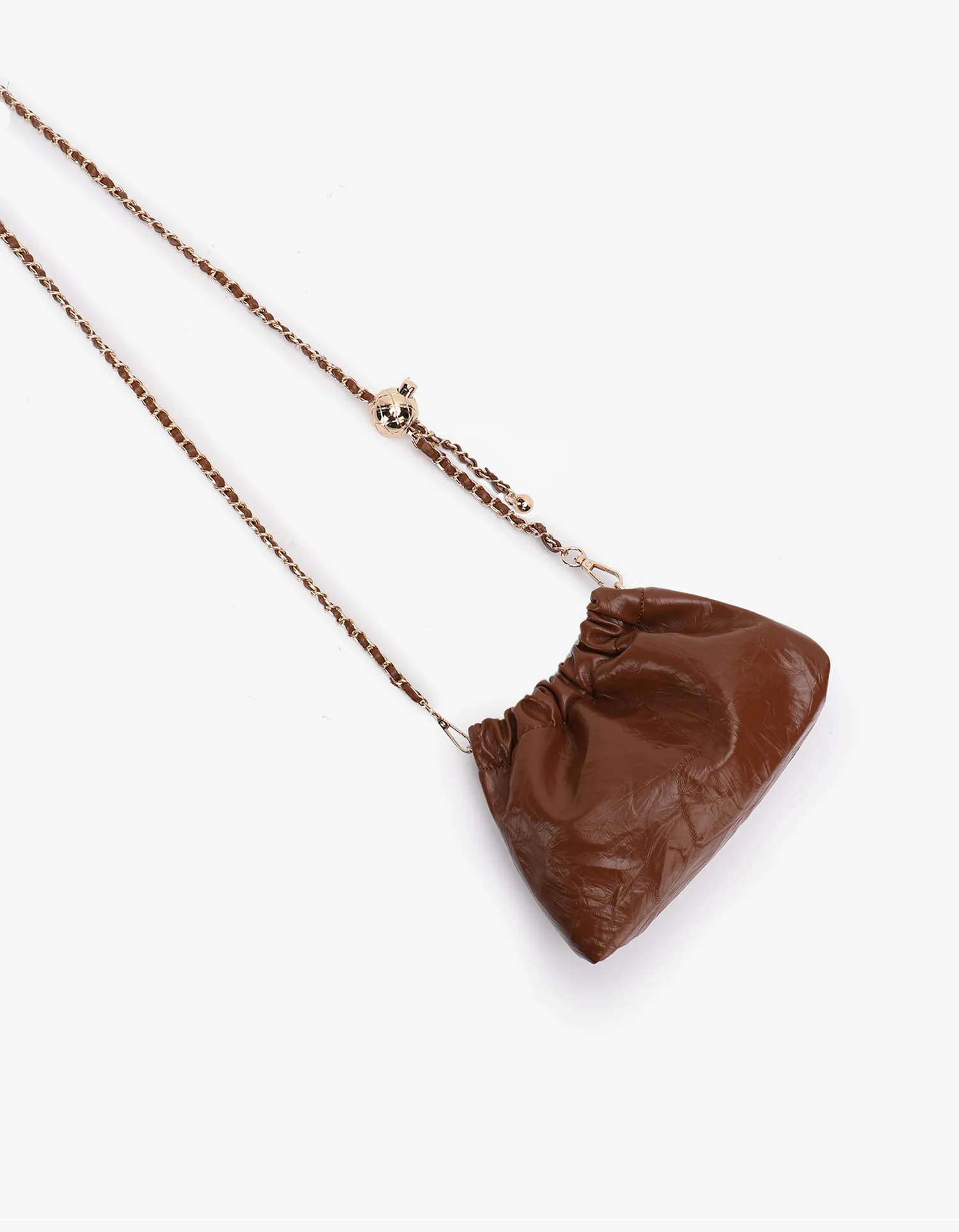 EFFIE MINI SCRUNCH BROWN