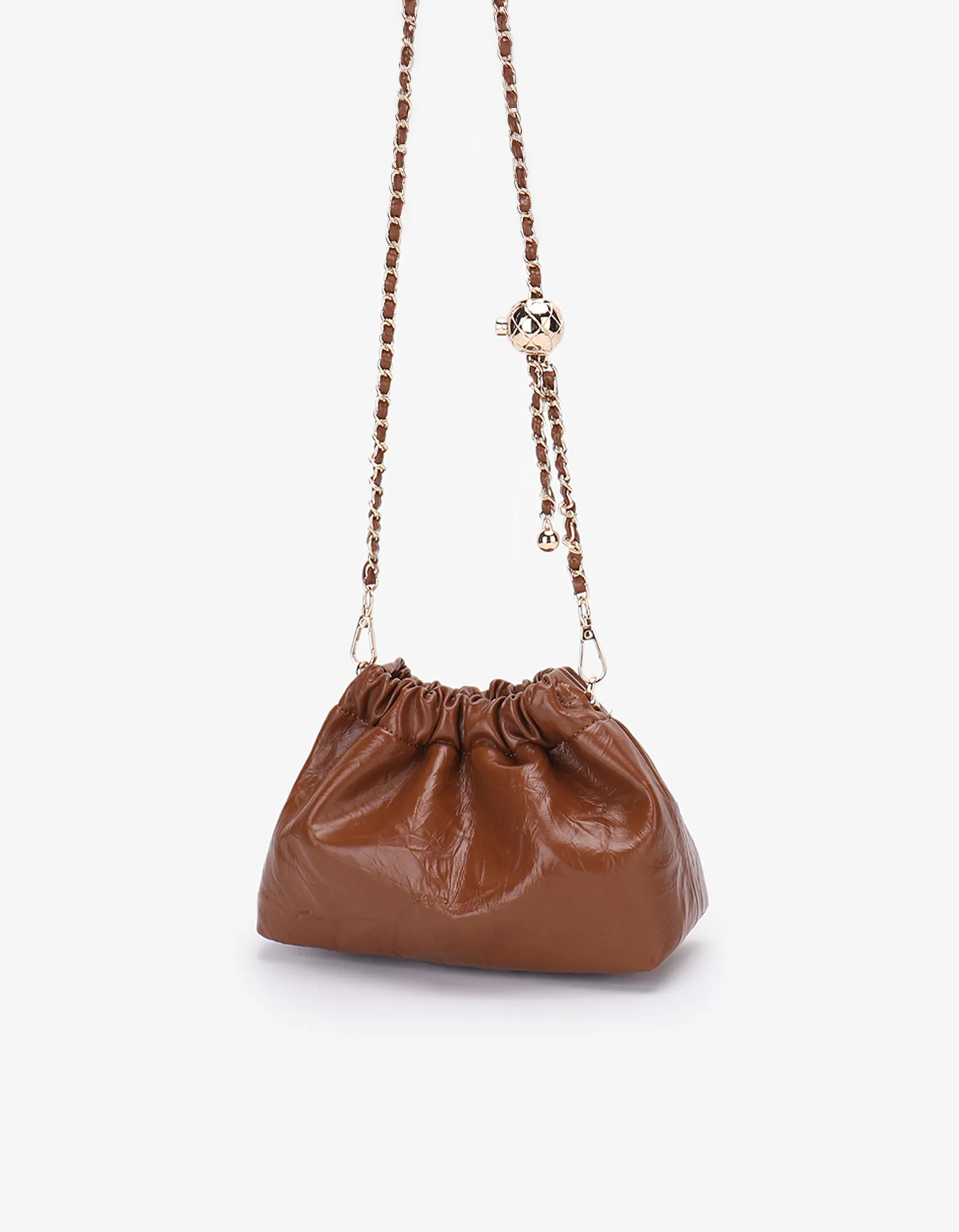 EFFIE MINI SCRUNCH BROWN