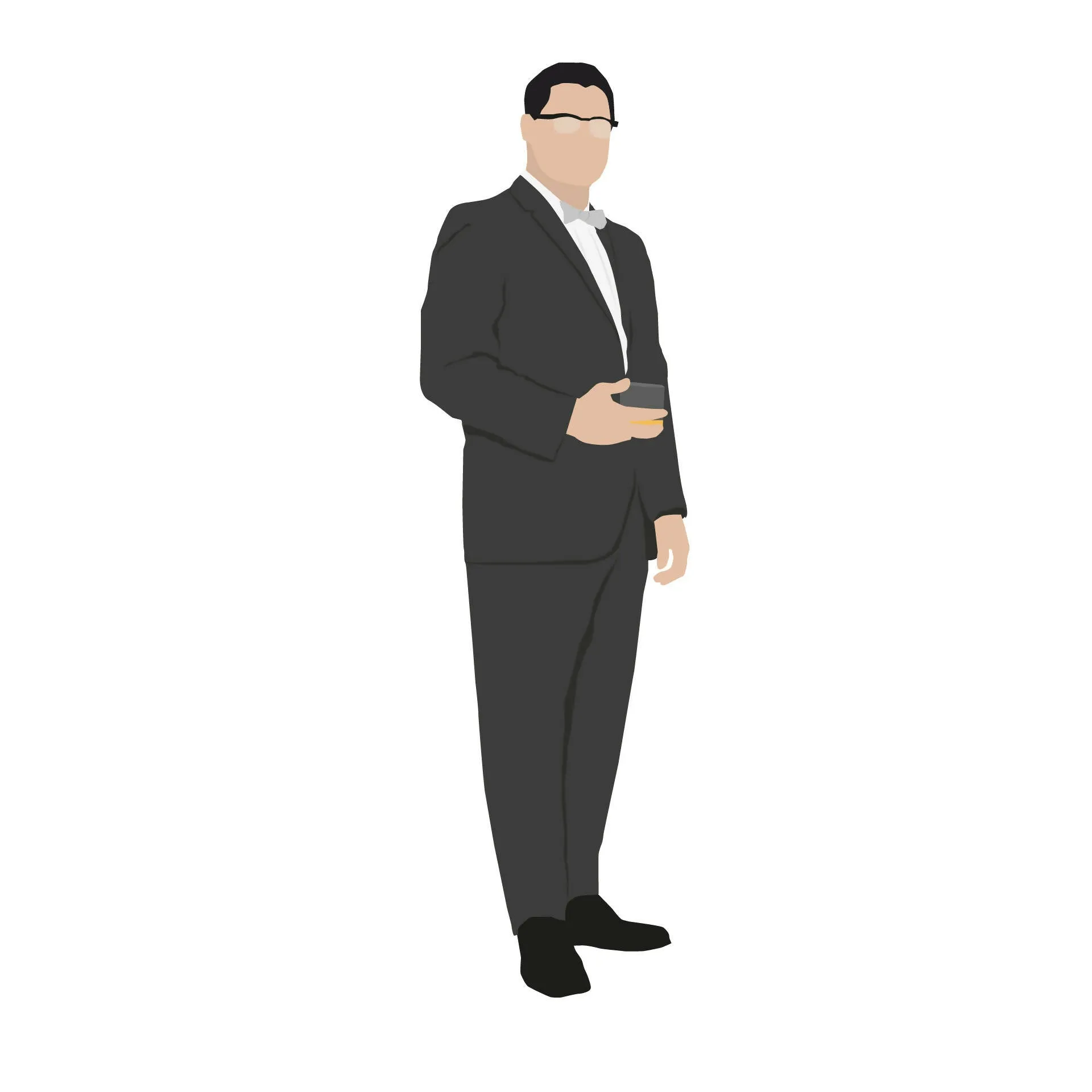 Flat Vector 1950s Ad Men