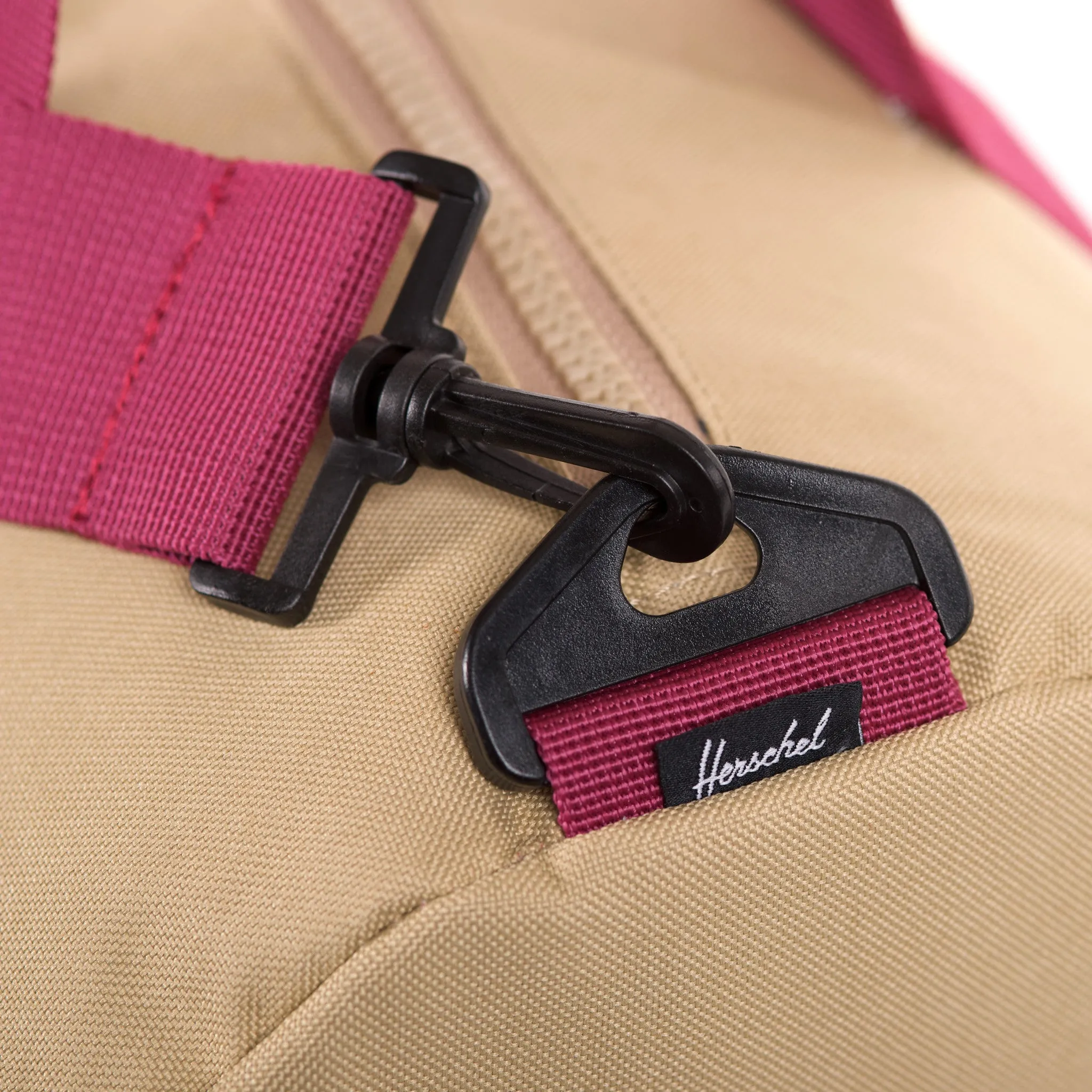 Herschel Supply Sutton Mid-Volume Duffel - Khaki/Burgundy