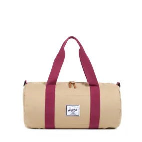 Herschel Supply Sutton Mid-Volume Duffel - Khaki/Burgundy
