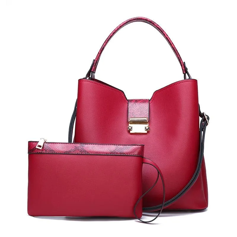 High Quality Women PU Leather Handbags Clutches Shoulder Bag Women Crossbody Messenger Purse