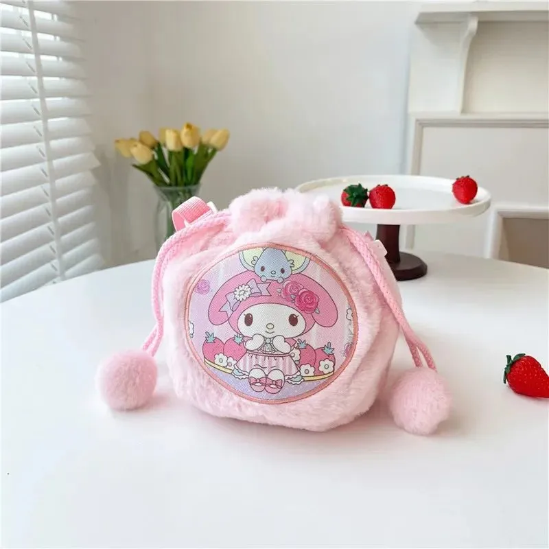 Kawaii Sanrio Plush Pouch Handbag