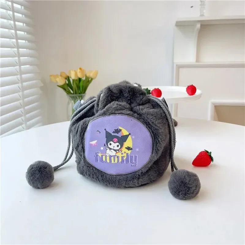 Kawaii Sanrio Plush Pouch Handbag