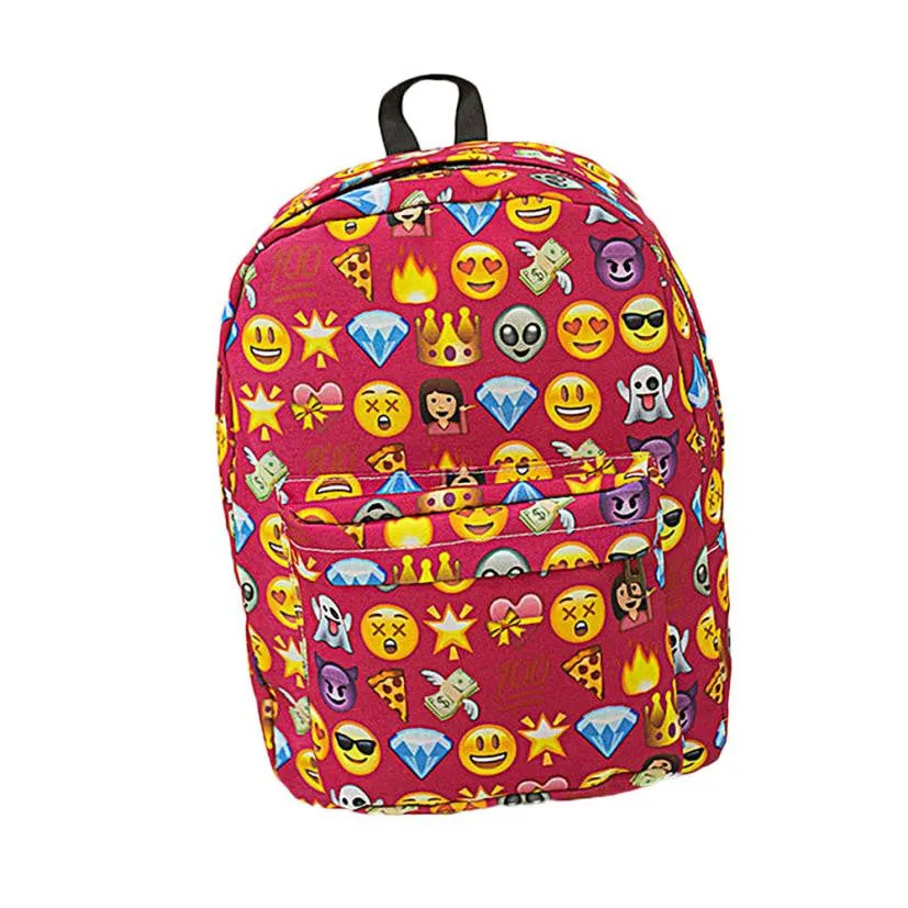 PICK YOUR STYLE: Super Cute, Fun and Full Size Emoji Backpack