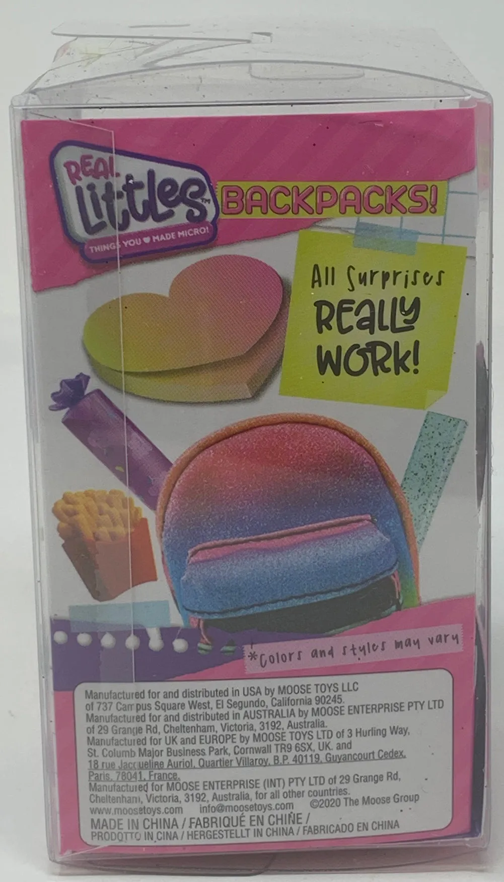 Shopkins Real Littles Backpack Series 2 (Sealed case of 18)