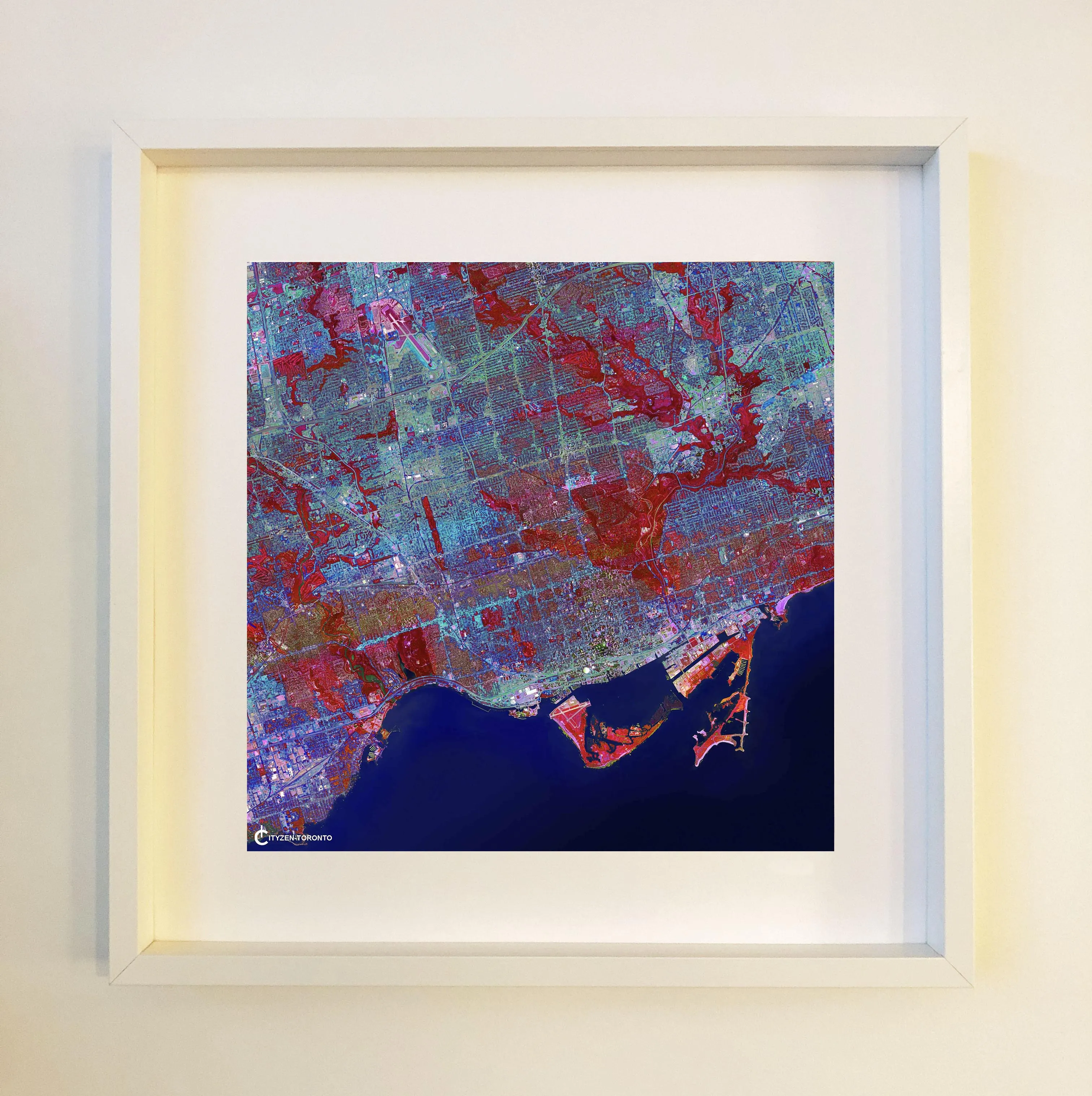 Toronto Scarf Framed