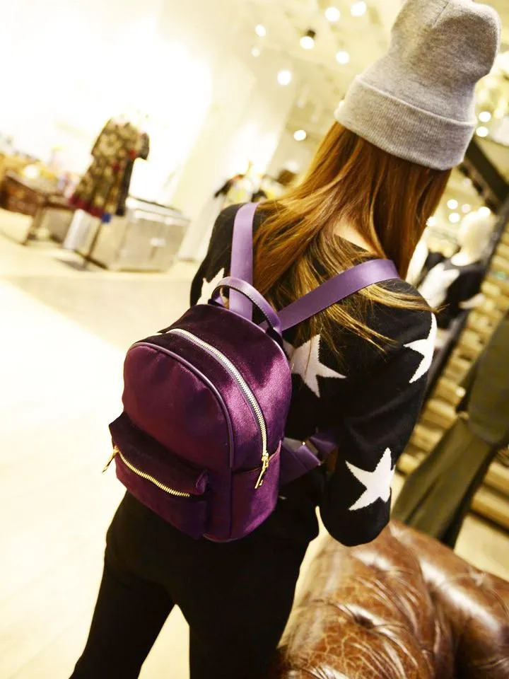 Velvet Mini Backpack