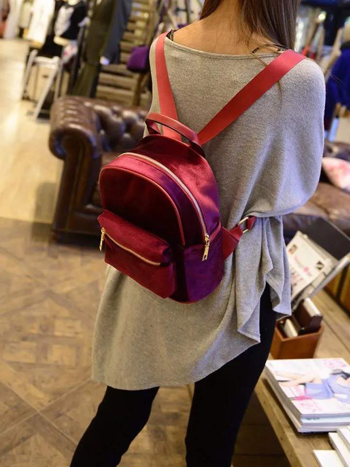 Velvet Mini Backpack