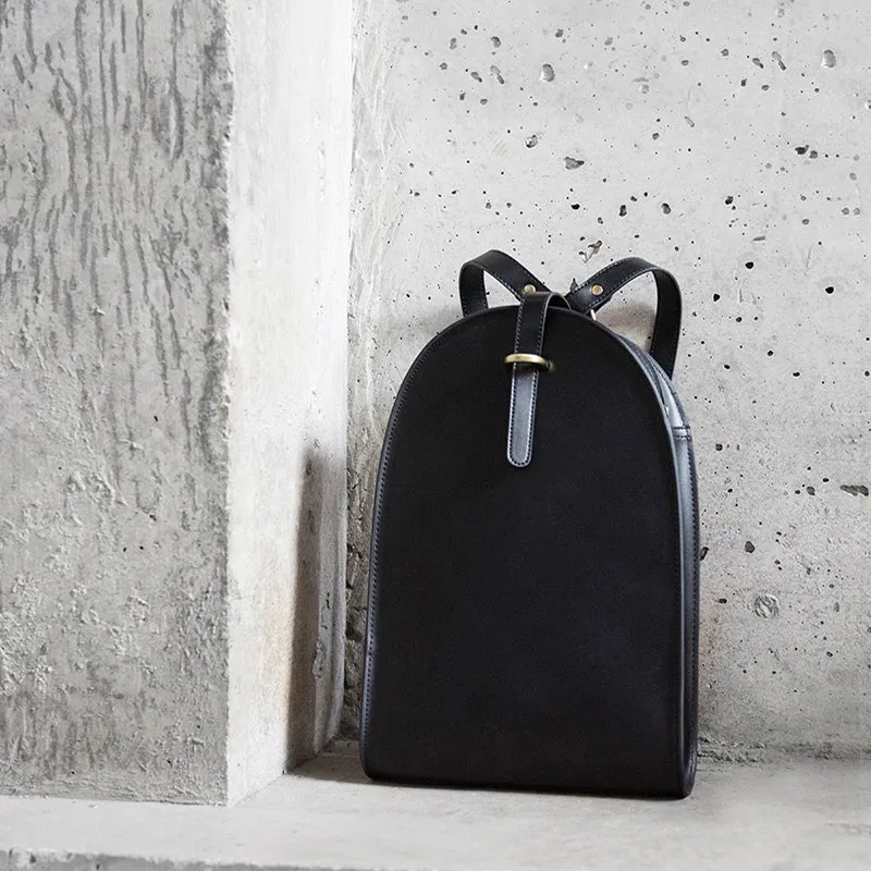 Vintage Genuine Leather Backpacks Travel Bag Laptop Bag Women