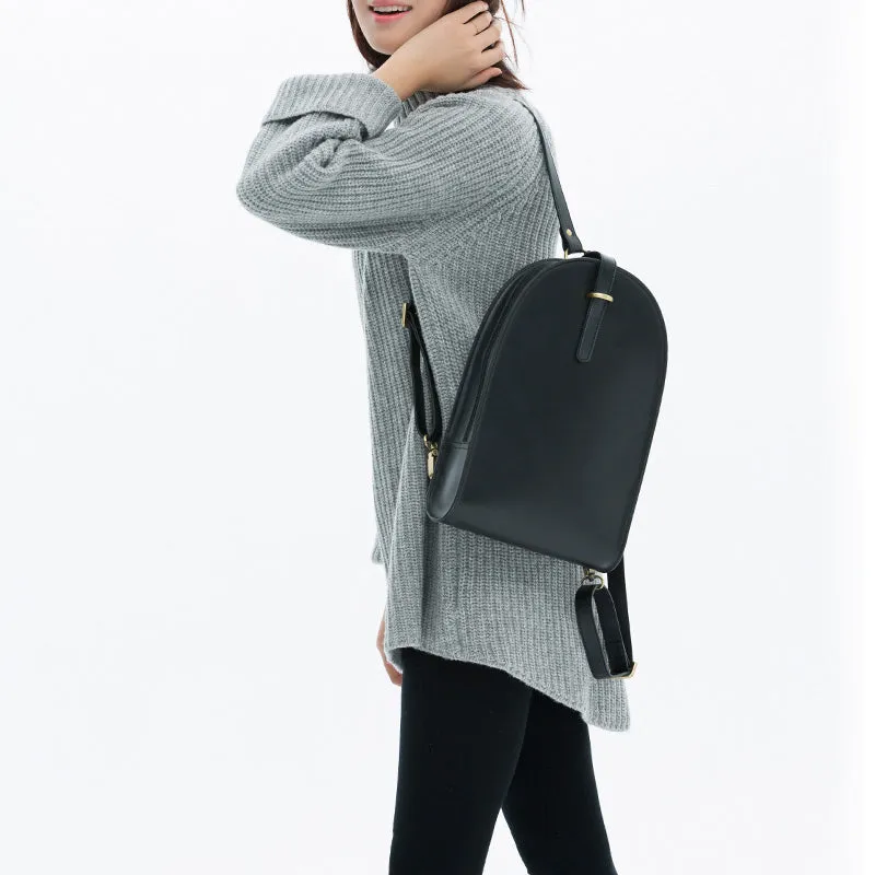 Vintage Genuine Leather Backpacks Travel Bag Laptop Bag Women