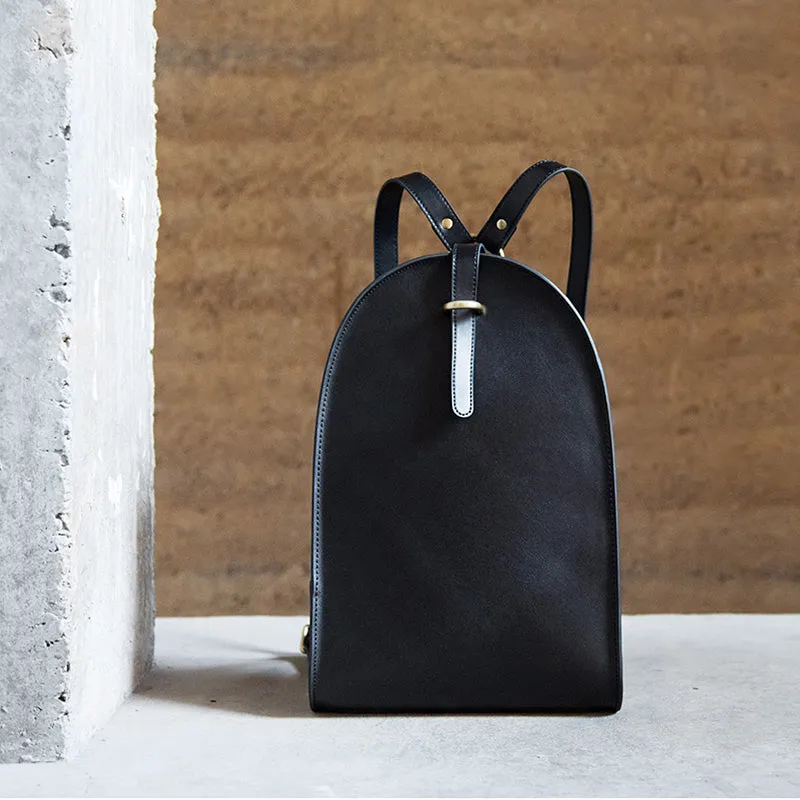 Vintage Genuine Leather Backpacks Travel Bag Laptop Bag Women