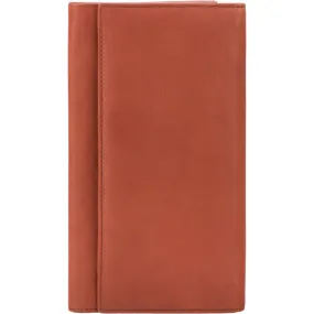Visconti Brown Leather Clutch Bag