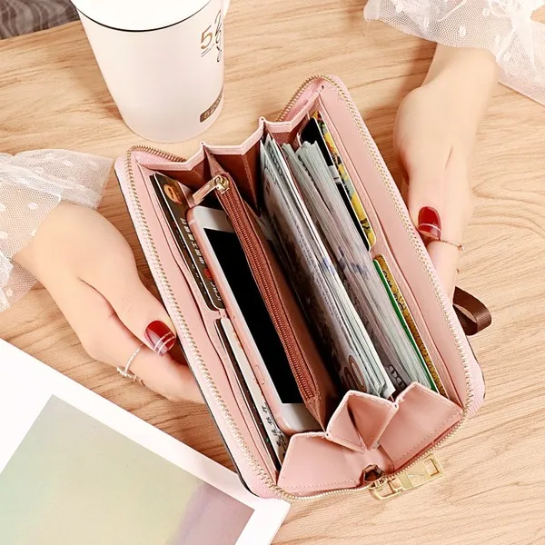 Wholesale Black single zipper multifunctional PU leather handbags JDC-HB-jh020